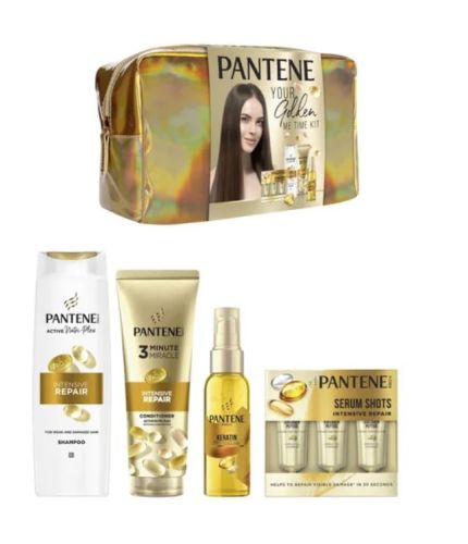 Pantene drkov taka Your Golden Me Time Kit ampon, kondicionr, olej, srum